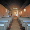 Hässelby Villastads kyrka, kyrkorummet mot koret.