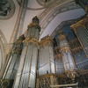 S:ta Clara kyrka, detalj av orgelfasaden. 