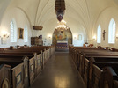 Mölle kapell, kyrkorummet sett mot koret i öster