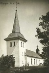 Berga kyrka från sydväst