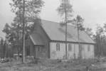 Bilden ovan visar kapellet som nybyggt 1928