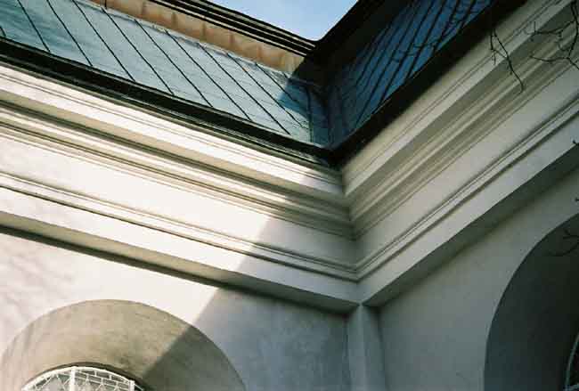 Filipstads kyrka, detalj takfot.