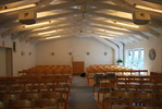 Sankt Olofs kyrka, Helsingborg, kyrkorummet mot öster