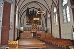 Gustav Adolfs kyrka, långhuset mot väster