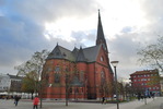 Gustav Adolfs kyrka, Helsingborg, fasad mot nordöst