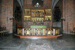 Sankta Maria kyrka, Helsingborg, altare, altarring och altarskåp