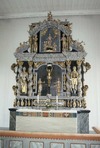 Altaruppsatsen från 1700-talets början. 