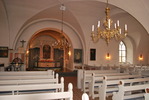 Kvistofta kyrka, långhuset mot koret