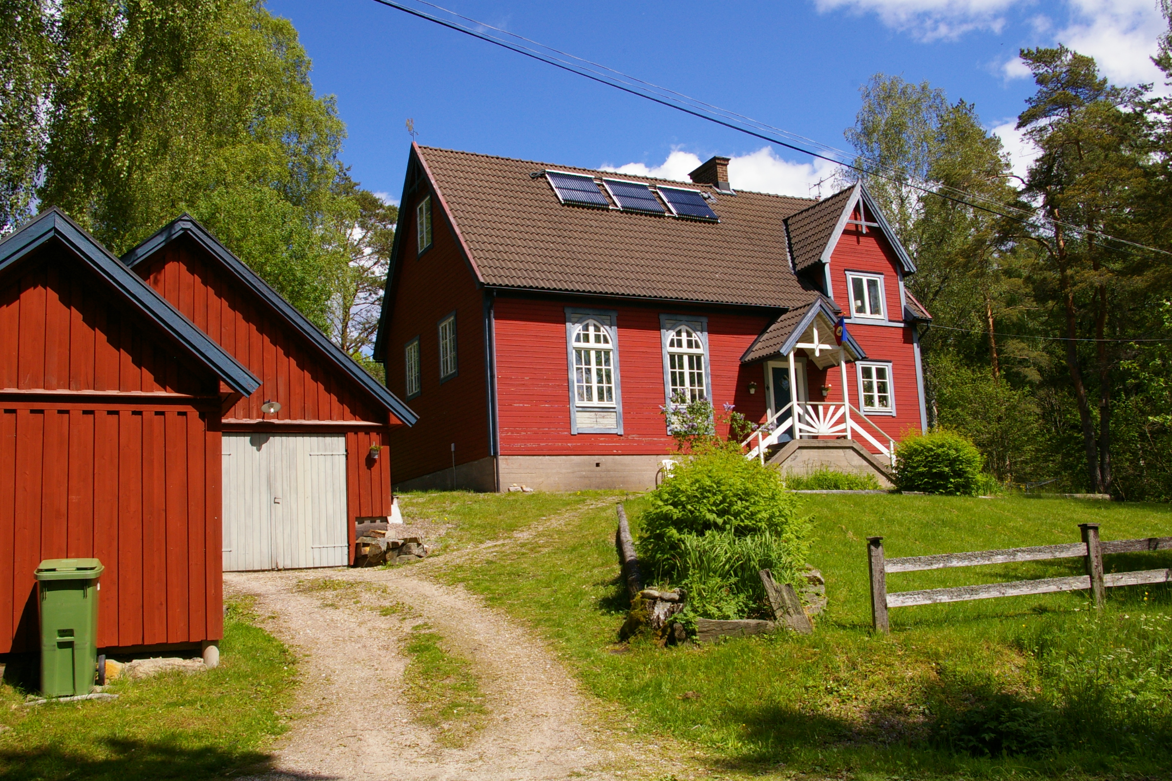 Missionshuset sett från sydväst.