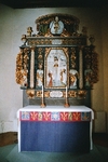 Tranums kyrka, altaruppsats. Neg.nr 03/138:16.