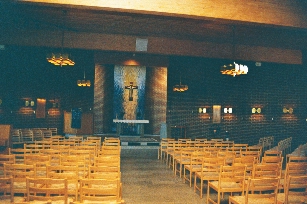 Sankt Sigfrids kyrka, vy mot koret.  Neg.nr 03/104:07.jpg.