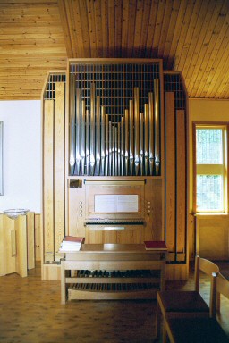 Orgeln i Majåkers kyrka. Neg.nr 03/164:10.jpg