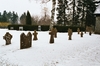Stenkors på Gösslunda kyrkogård.  Neg.nr 03/113:05