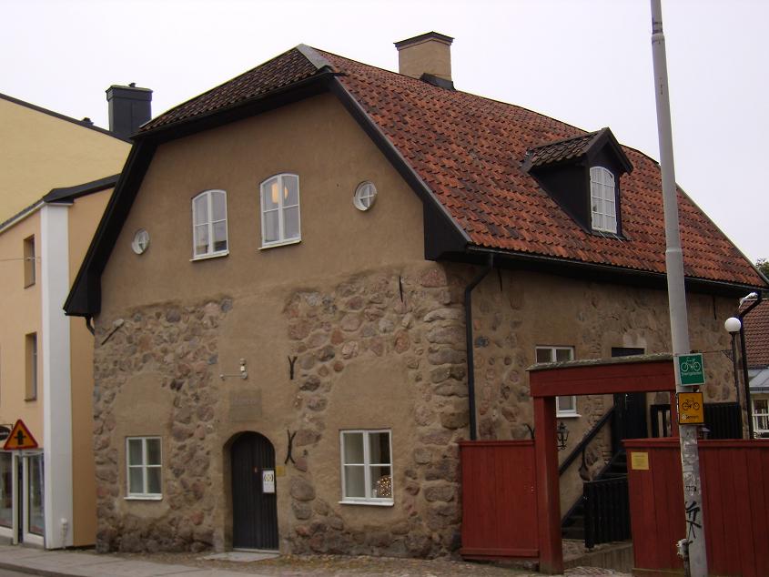 Stenhusgården, kv Eolus 1, Linköping, byggnaden sedd från Storgatan.