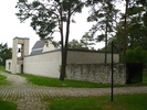 Krematoriets S fasad.