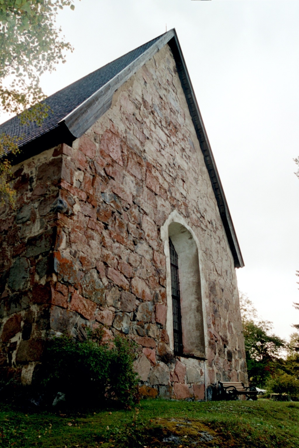 Ragunda kyrka, exteriör långhus mot väster.