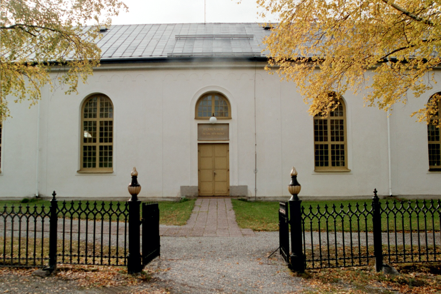 Ragunda nya kyrka, exteriör långhus öster. 