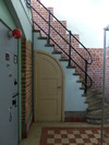 Generatorhallen är placerad en trappa ner. 