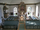 Lillhärdals kyrka, interiör, kyrkorummet, vy mot koret i öster.


Bilderna är tagna av Isa Lindqvist & Christina Persson på Jämtlands läns museum som inventerade flera kyrkor i Härnösand stift mellan 2005-2006. 