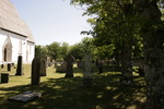 Kyrkogårdens södra del mot öster