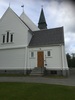 Alanäs kyrka, exteriör, östra fasaden. 