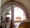 Vallstena kyrka interiör