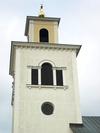Klockrike kyrka, tornet, söder.