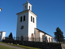 Ljustorps kyrka, exteriör, vy från sydväst. 