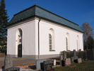 Tynderö kyrka, exteriör, södra fasaden, vy från sydväst. 