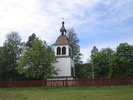 Viksjö kyrkas kyrkogård, klockstapeln. 