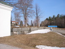 Häggdångers kyrkas kyrkogård, Nordöstra kyrkotomten sedd från sydöst.


