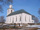 Häggdångers kyrka, exteriör, södra & östra fasaden. 
