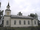 Hemsö kyrka, exteriör, södra fasaden. 