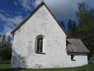 Högsjö gamla kyrka, exteriör, vy från öster.