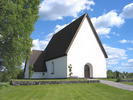 Överlännäs kyrka, exteriör, västra & norra fasaden. 