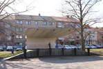 Scenen i Margretegärdesparken byggdes år 1974 som ersättare till en musikpaviljong i parken som revs år 1949. 