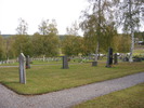 Styrnäs kyrka med omgivande kyrkogård, vy från sydväst. 