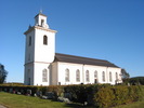 Nora kyrka, exteriör, södra fasaden. 