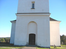 Nora kyrka, exteriör, västra fasaden. 