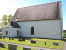 Skogs kyrka, exteriör, norra fasaden. 