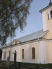 Styrnäs kyrka, exteriör, södra fasaden. 