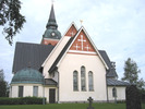 Ullångers kyrka, exteriör, vy från öster. 