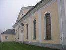Ytterlännäs nya kyrka, exteriör, norra fasaden. 