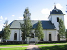 Selångers kyrka, exteriör, norra fasaden. 