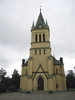 Skönsmons kyrka, exteriör, västra fasaden.