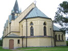 Skönsmons kyrka, exteriör, östra fasaden.