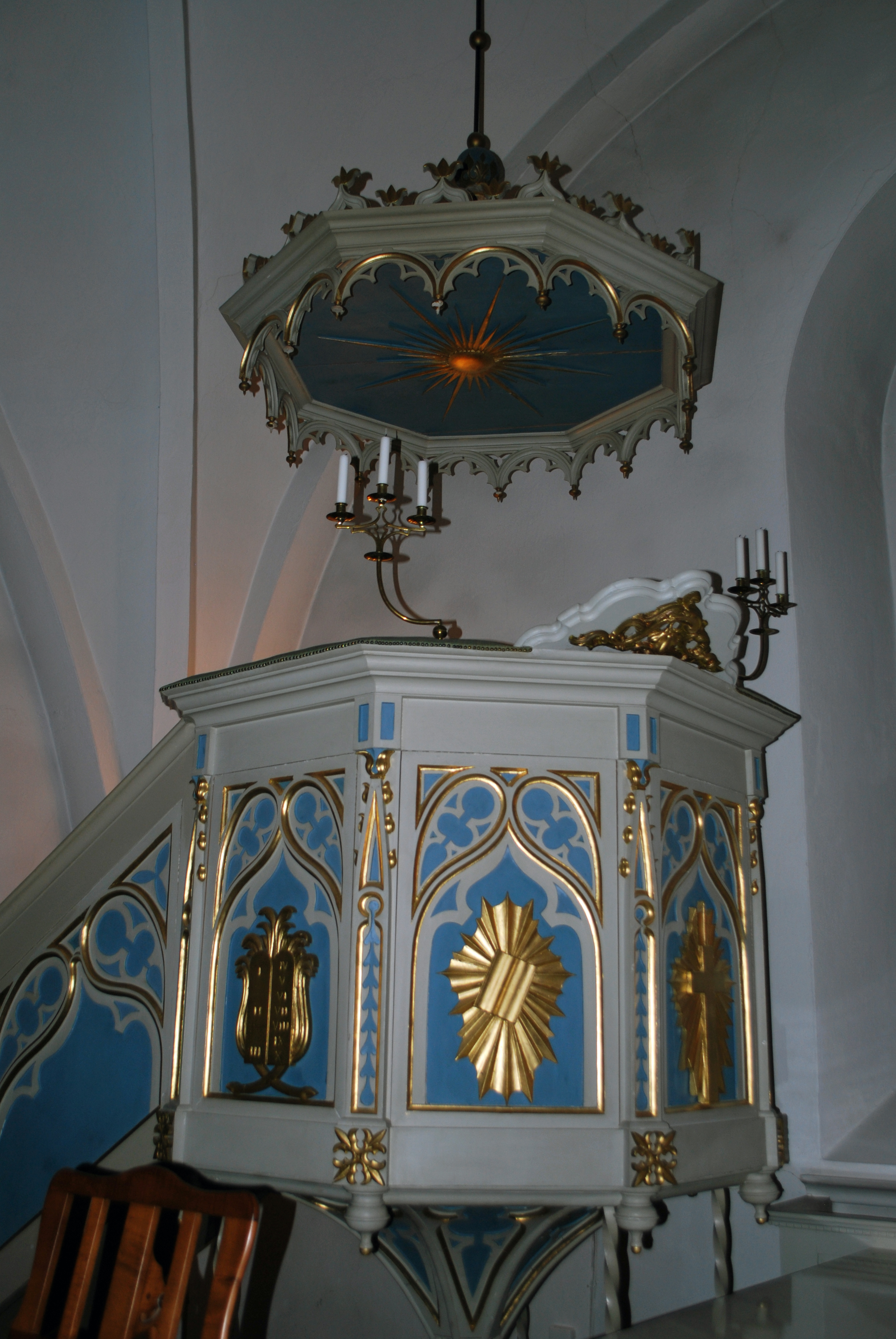 Ausås kyrka, predikstol