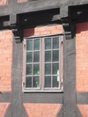 Fönster i fasaden ut mot Norra Storgatan.