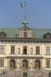 Drottningholm, slottets fasad och terass åt väster.


