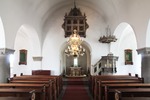 Vallkärra kyrka, långhuset mot koret